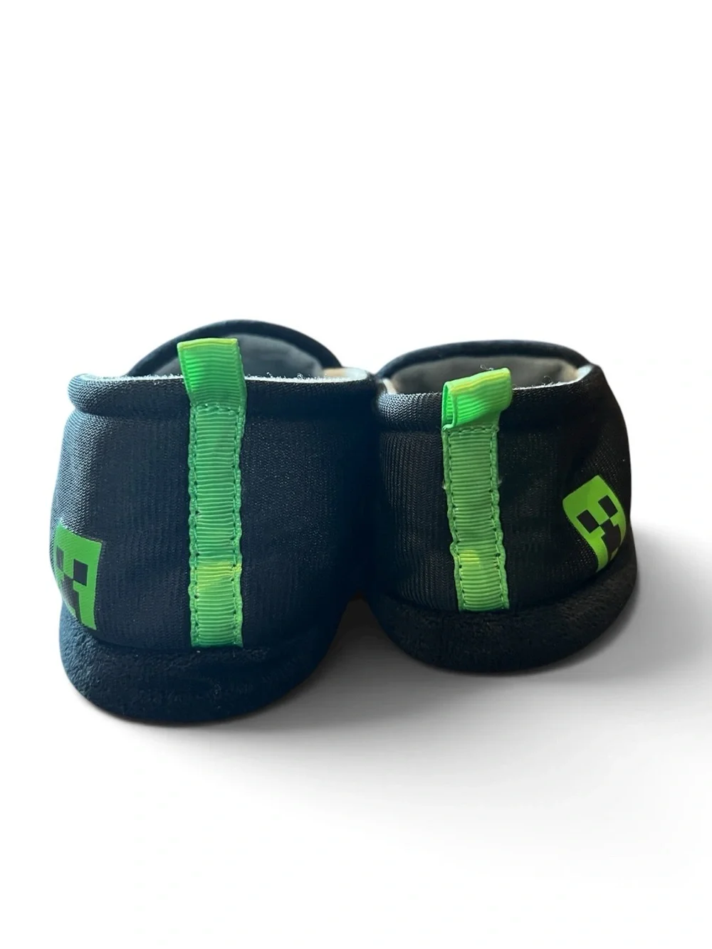 Minecraft Creeper Plush Slippers Size Youth 2-3